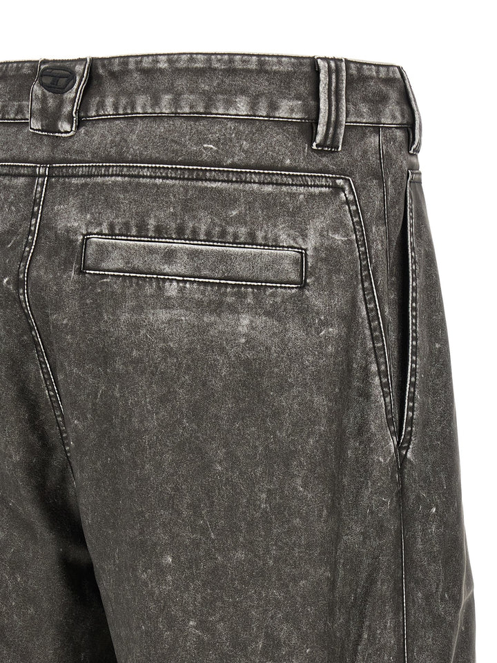 Diesel P-Delly-Njcj Pantaloni - Grigio | 925db18a509e9f056438d5e96db5c5b2e53a65a0