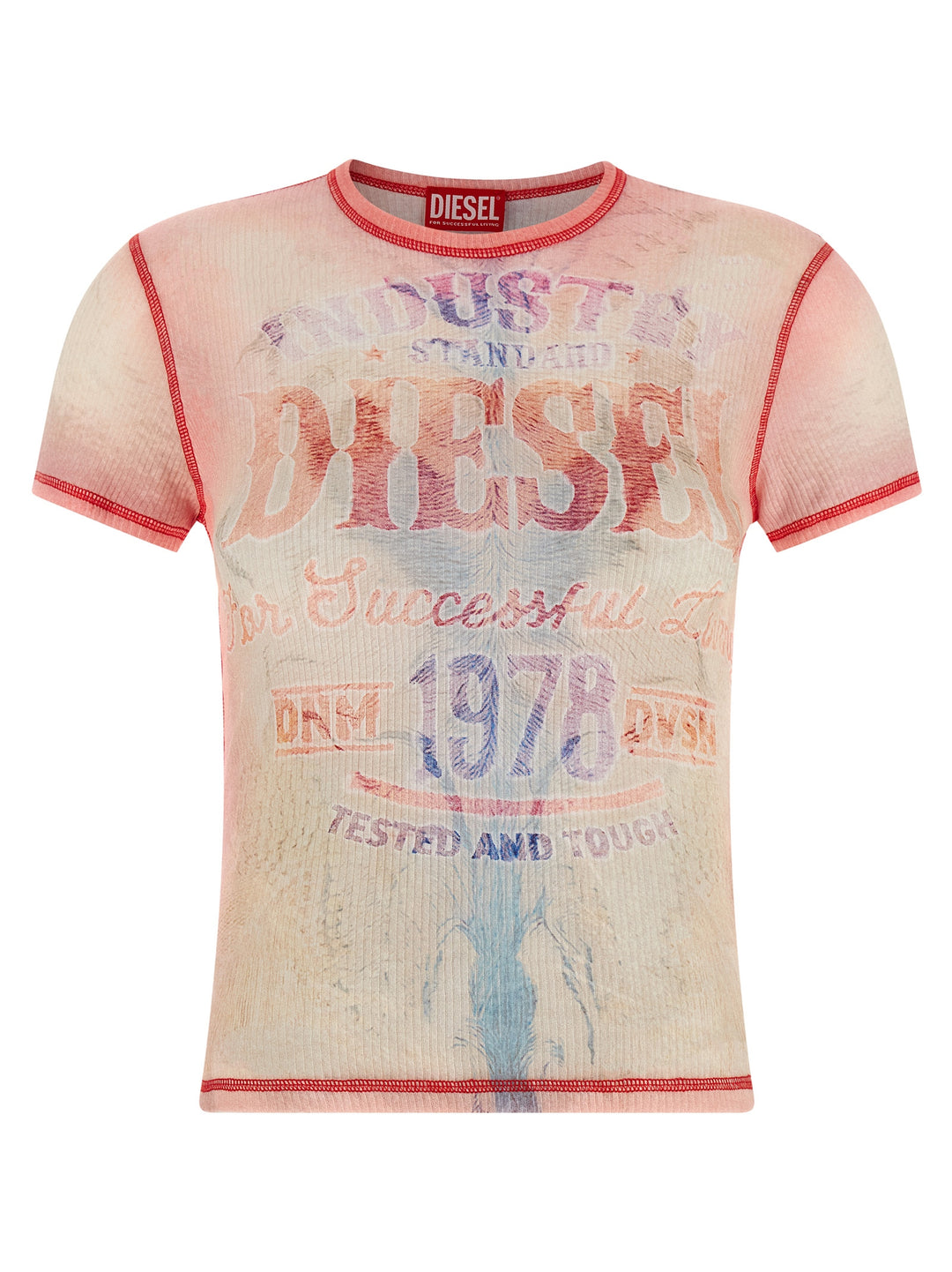 Diesel T-Iana T shirt - Rosa | 2dd49c2862ea87b2626938a06d5c2021dd61e434