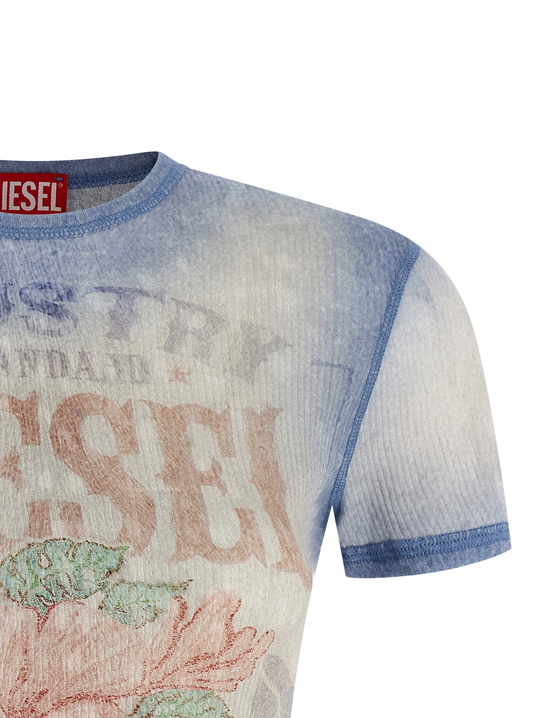 Diesel T-Iana T shirt - Celeste | d255d0bed925d3eb91342b391cbf579d52ee1d96