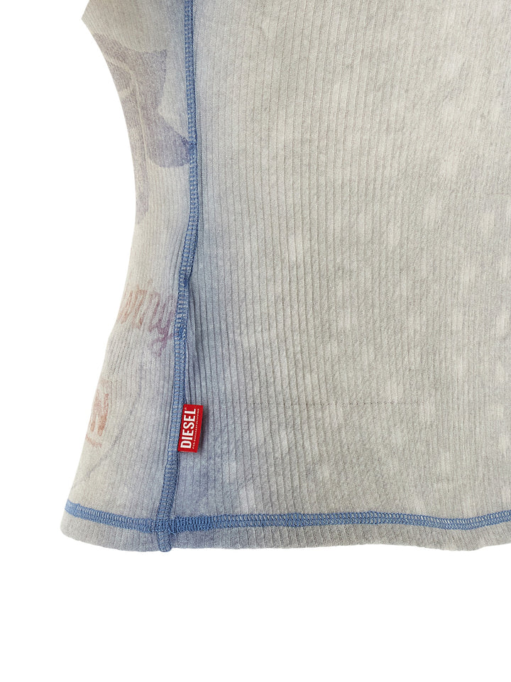 Diesel T-Iana T shirt - Celeste | f2ff426c1aee9dfeb9758d470b79988b5bb943ce