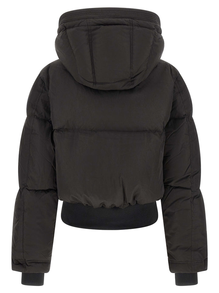 Diesel W-Peyt-Short-New-Wd Puffer Jackets - Nero | 889e5cae7451ee96d80f847b2ddd01e11cf8a271