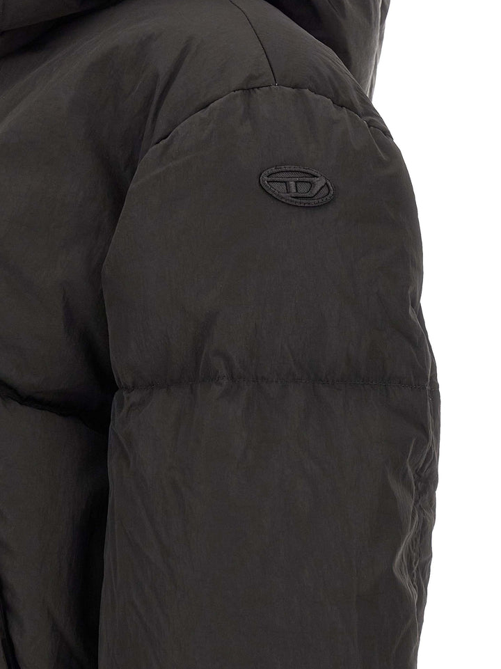 Diesel W-Peyt-Short-New-Wd Puffer Jackets - Nero | e58acae5a7e27d0c51fd8acb1e19f98da0b8dbcb