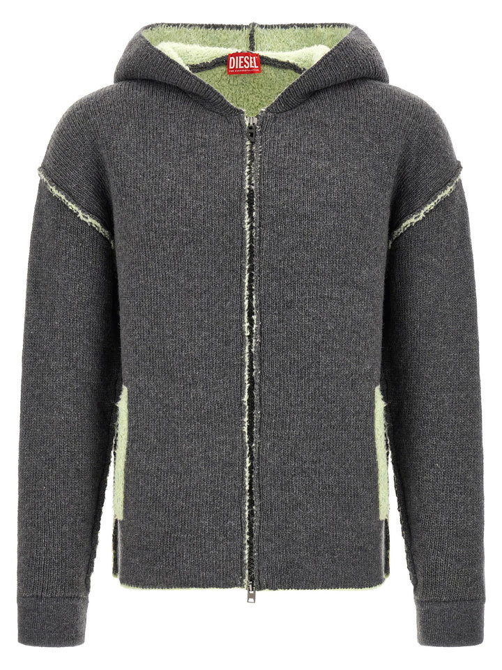 Diesel K-Boubby Felpe - Grigio | f4dd42fd32ec5cea8e544dd34661aa7a7526d64d