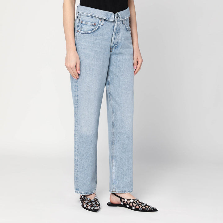 Agolde Pantaloni - Celeste | dfd9db25ffbcbc79dadbbc6e46dad11dbe29feee