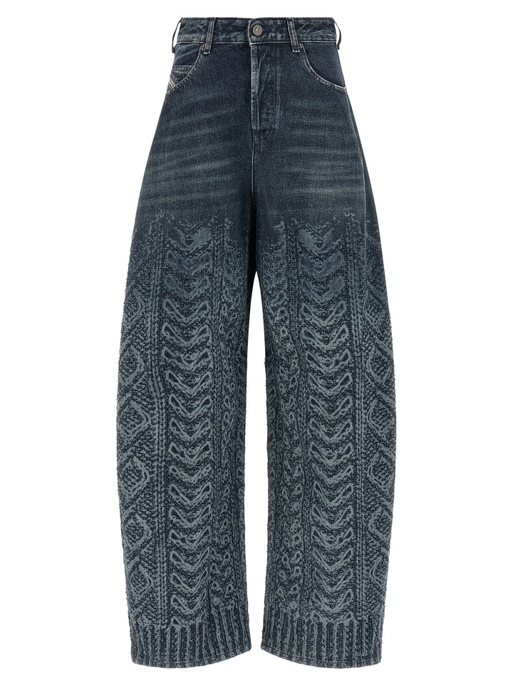 Diesel 1987 D-Khelz-S2 Jeans - Blu | fb32b104ebd6df782bfa55b40dd3293ef1b790f8