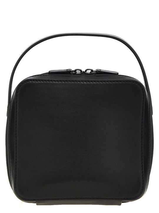 Leather Small Travel Case Borse A Mano Nero
