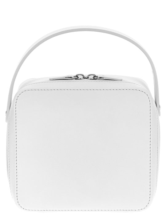 Leather Small Travel Case Borse A Mano Bianco