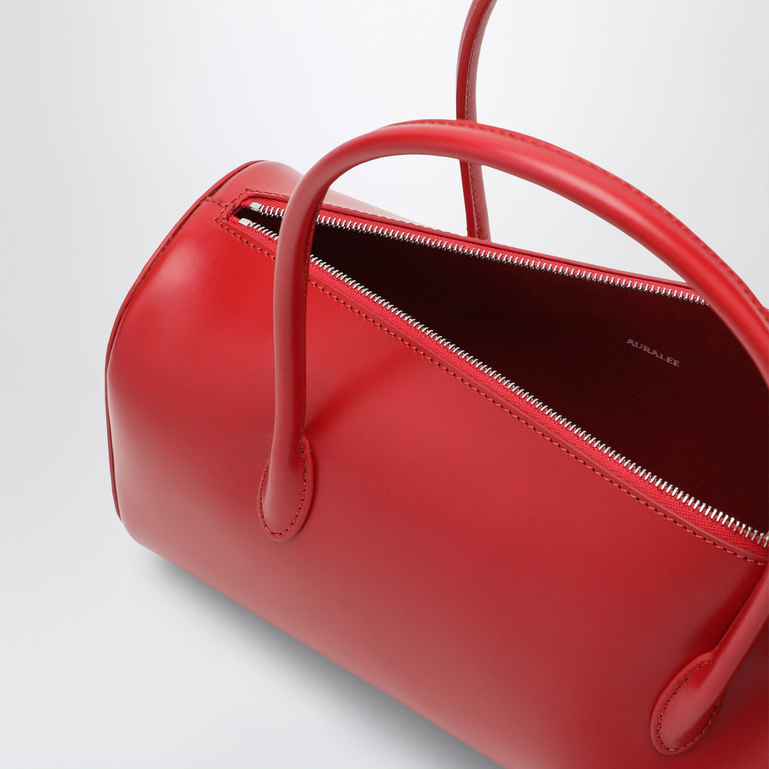 Auralee Sac Boston Rouge Mini en Vachette