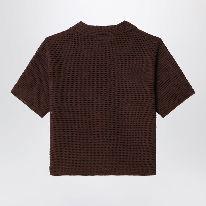 Auralee Shirts & Tops - Marrone | fee42142a17891a7572f89fe5a56594912b02aae