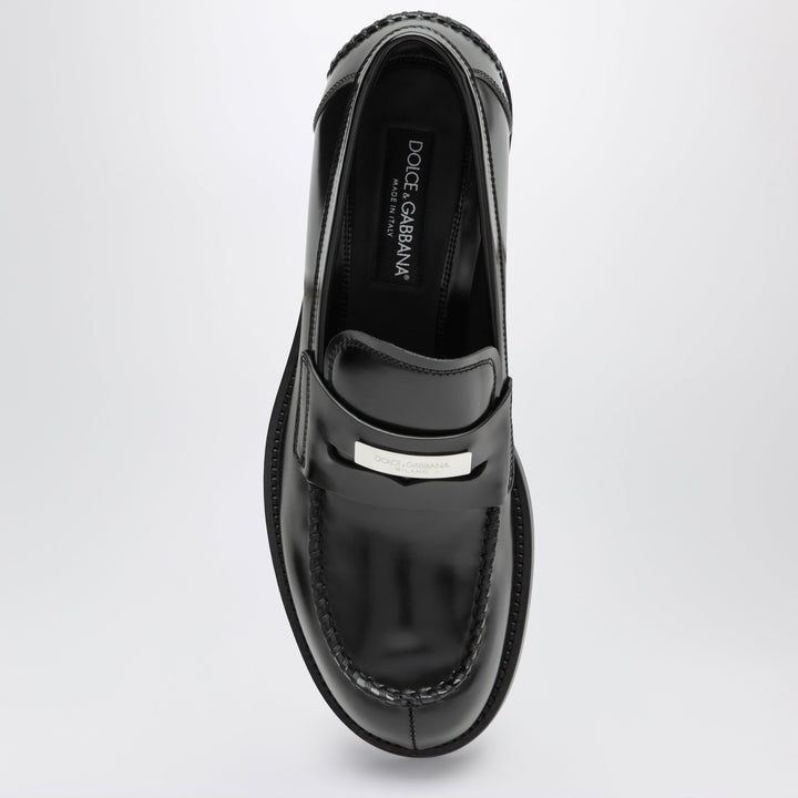 Dolce & Gabbana Mocasín Negro Calfskin