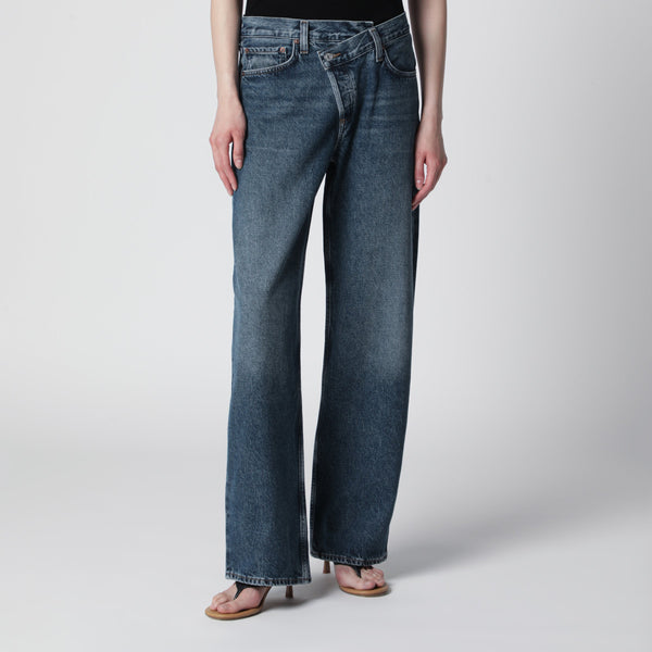 Arc Criss Cross Jeans In Dark Indigo Denim