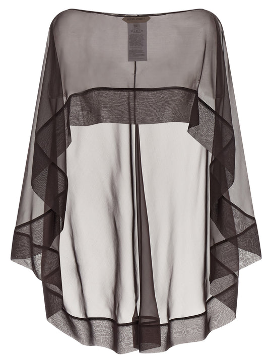 Chiffon Scarf Sciarpe Marrone