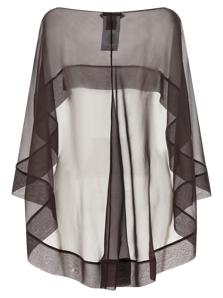 Alberta Ferretti Chiffon Scarf Sciarpe - Marrone | 433f7420e13a04d1345c00947cacf034dacdbfbf