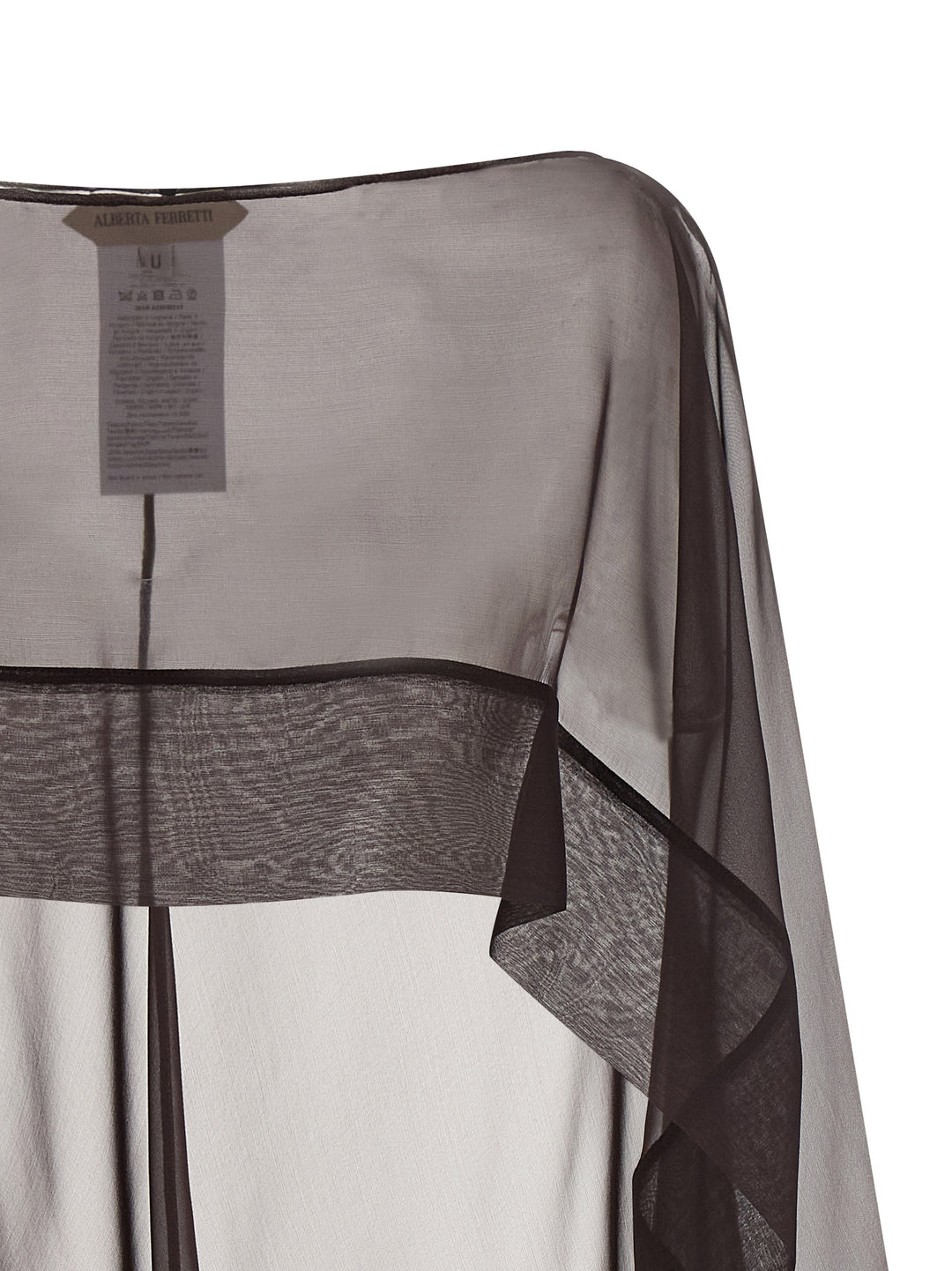 Alberta Ferretti Chiffon Scarf Sciarpe - Marrone | c24e952ece061e735449fe86cae24c70efcf43b7