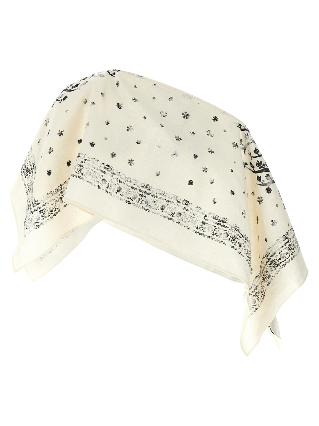 Alberta Ferretti Hood Top Top - Bianco/Nero | 69326b394a128f91c4270a124de75614f3e483d0