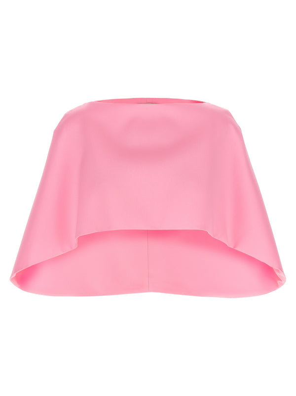 Cropped Mantle Mantelle Rosa