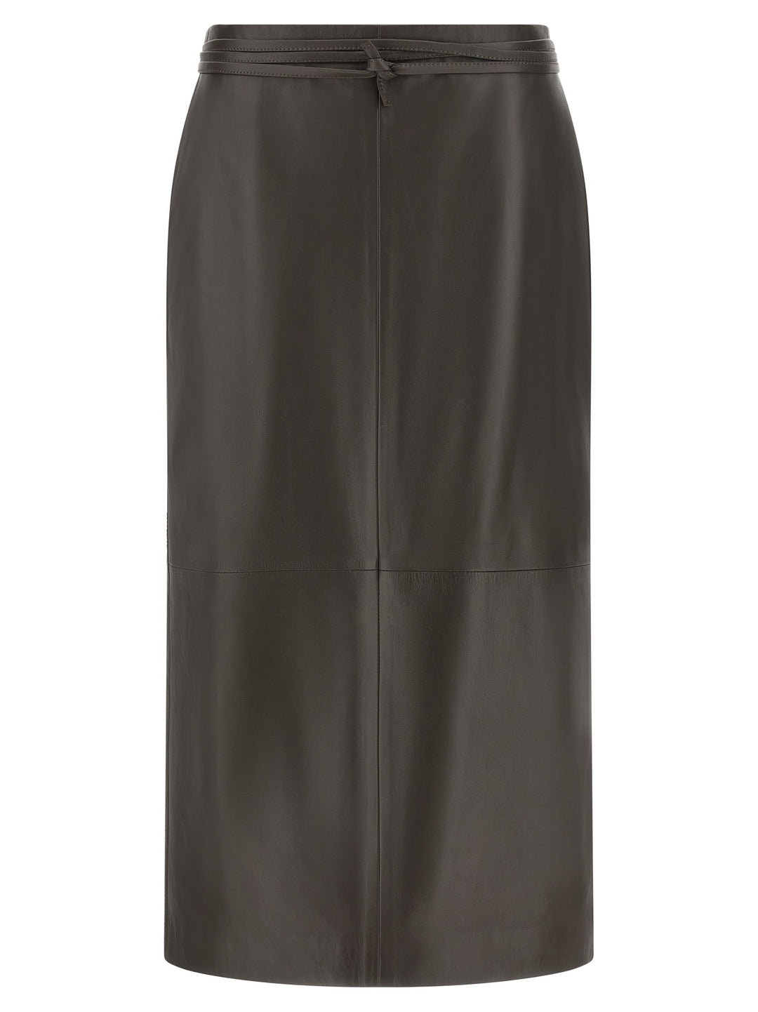 Alberta Ferretti Leather Skirt Gonne - Marrone | 77eac97390785ccbf3aba3abe554e79d762139e6