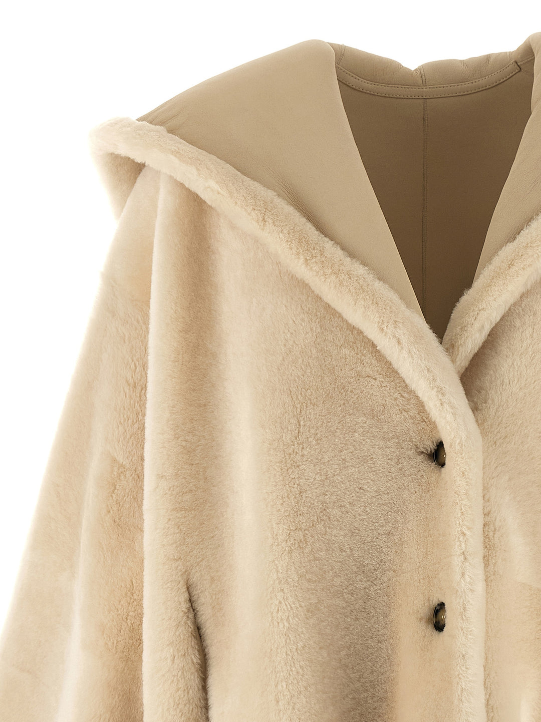 Alberta Ferretti Reversible Sheepskin Pellicce - Beige | 334d9b8290e52f2f264d1e01dbabb1ccaba13861