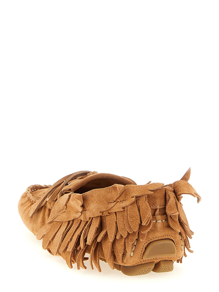 Alberta Ferretti Suede Mocassini - Marrone | 1246248744ffb252c6dde74f31c22699cb912bbf