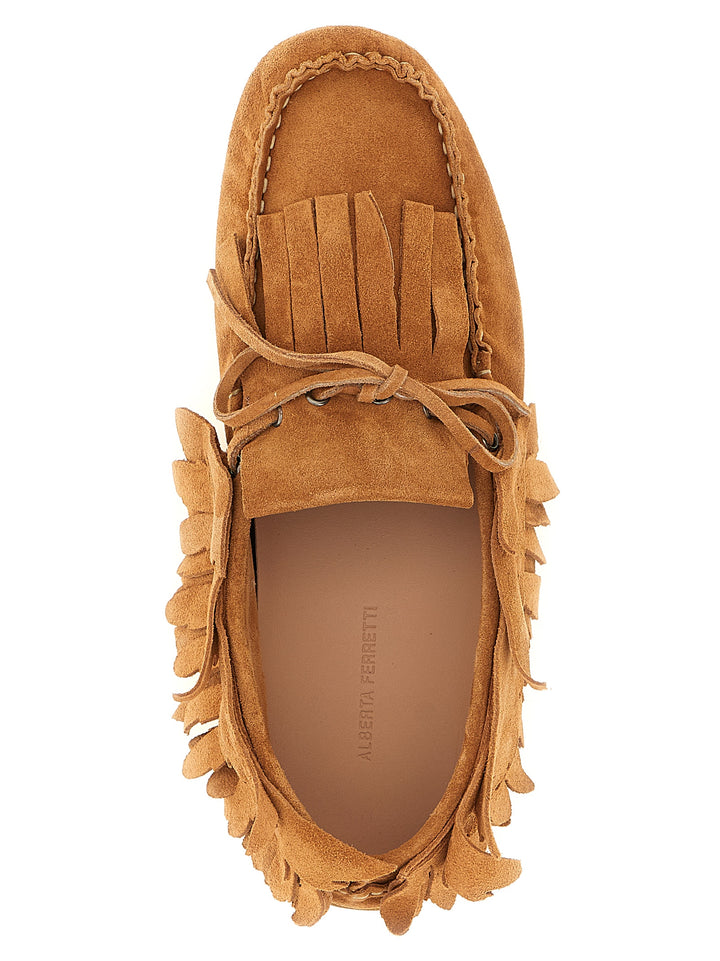 Alberta Ferretti Suede Mocassini - Marrone | 8980ab8c17f0845c3caab348dc2fa2892298fbb4