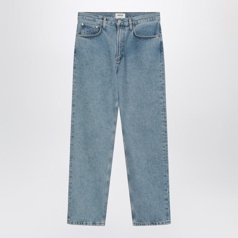 Agolde Pantaloni - Celeste | e59bb23c2c2d02763533b1a647ec554b9483d3e2