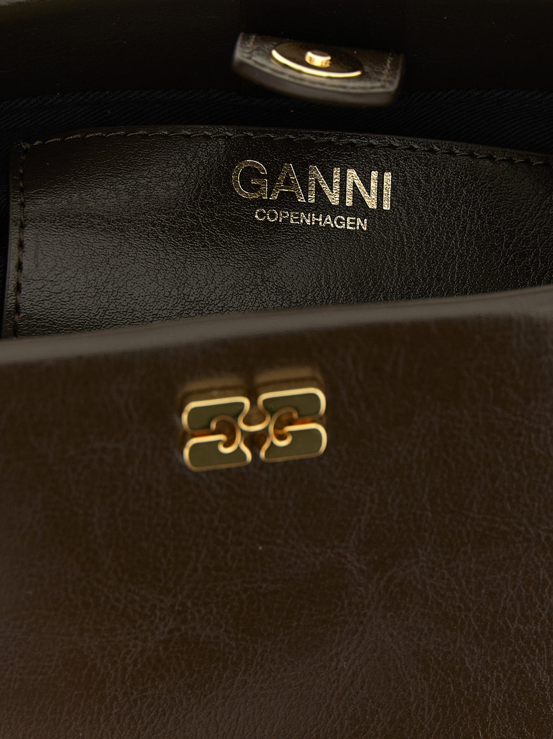 Ganni Bou Borse a Mano - Marrone | 8781e66d460602f3ac1c93cb8b8df3eb2ba628c1