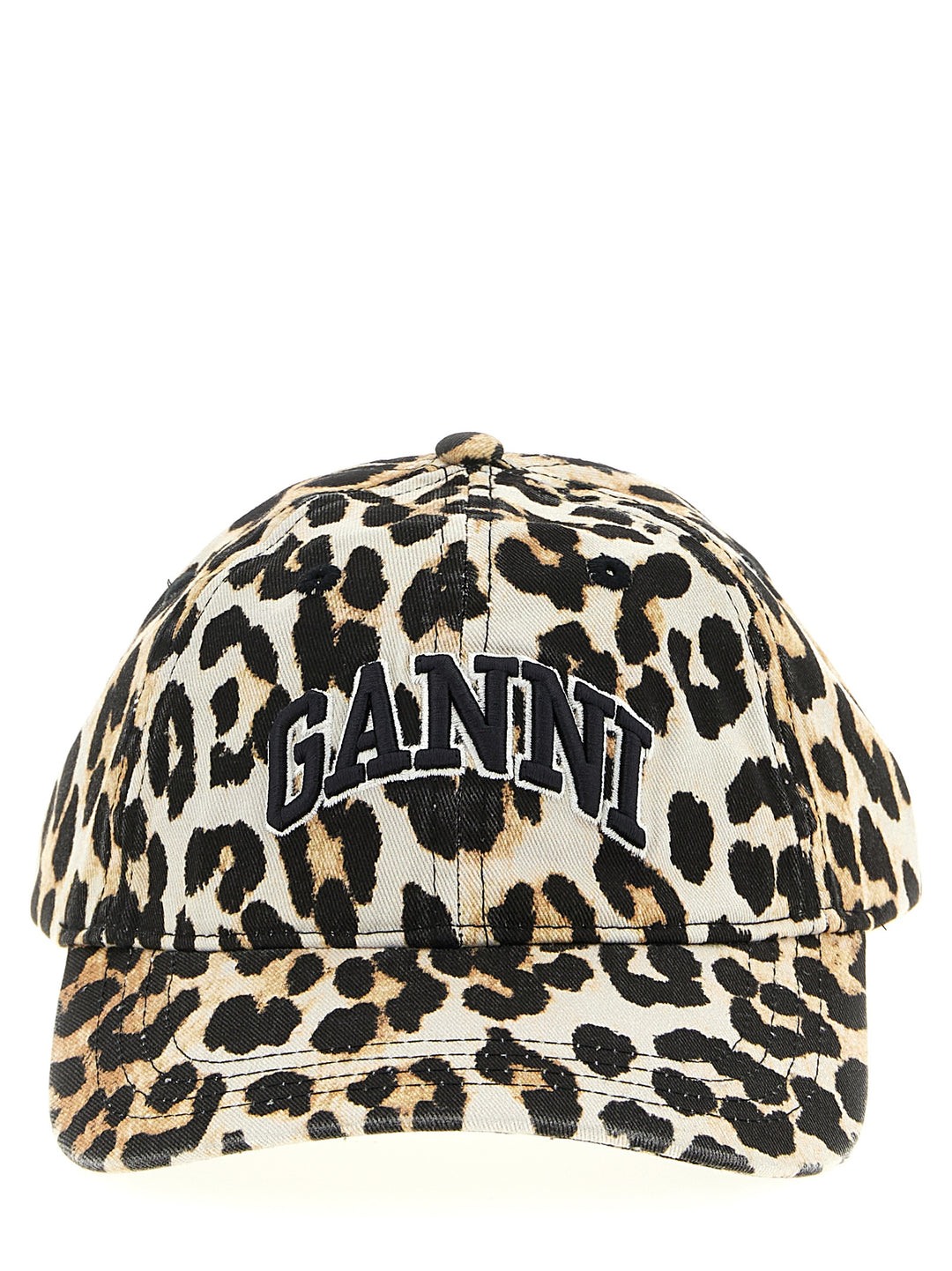 Ganni Embroidery Cap Cappelli - Marrone | a041c749f6740e55a766a9ef92749887b1840f6f