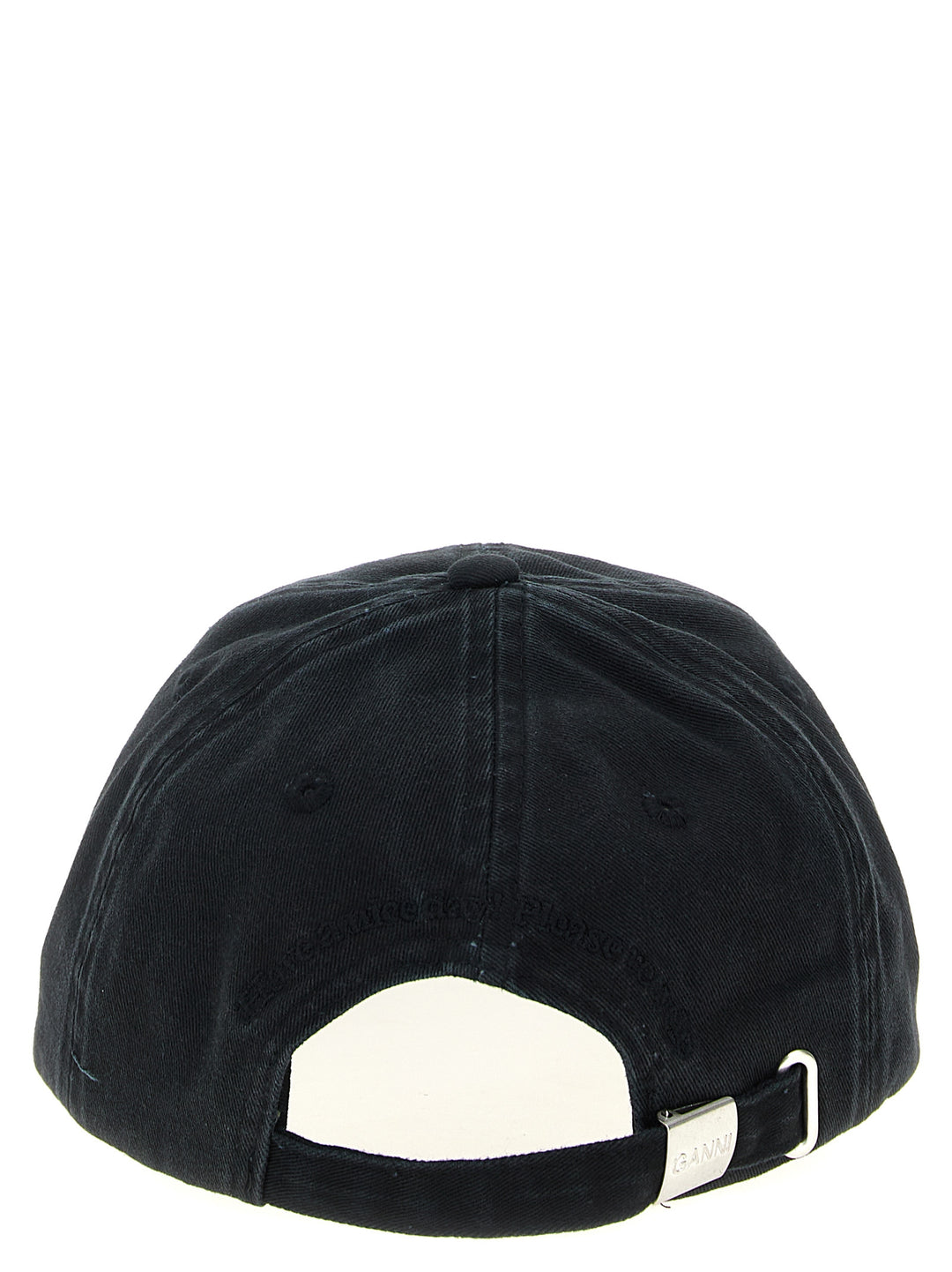 Ganni Canvas Cap Cappelli - Nero | 399c0a0d8c72dfecbd58105bb680323020e83589