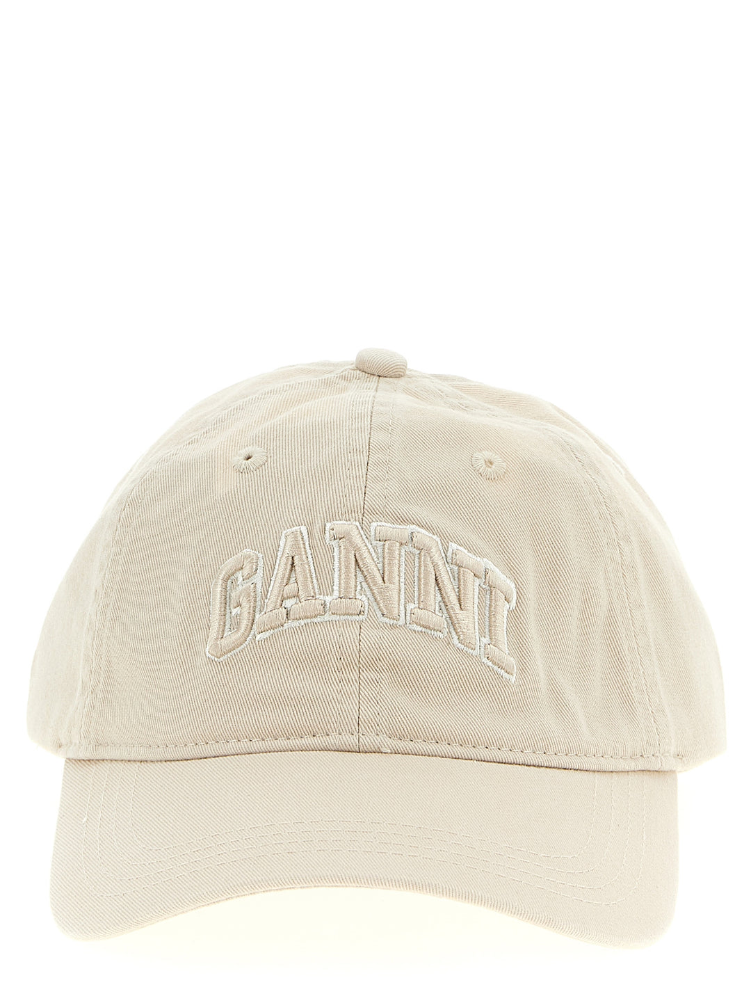 Ganni Embroidery Cap Cappelli - Bianco | fbfc1f378058cc0893a5f5b7a4d2598f210805d2