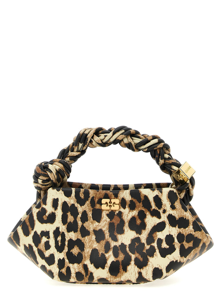Ganni Bou Bag Mini Leopard Borse a Mano - Multicolor | 570f2558466e93bab7cdd79a9fef8205776c7833