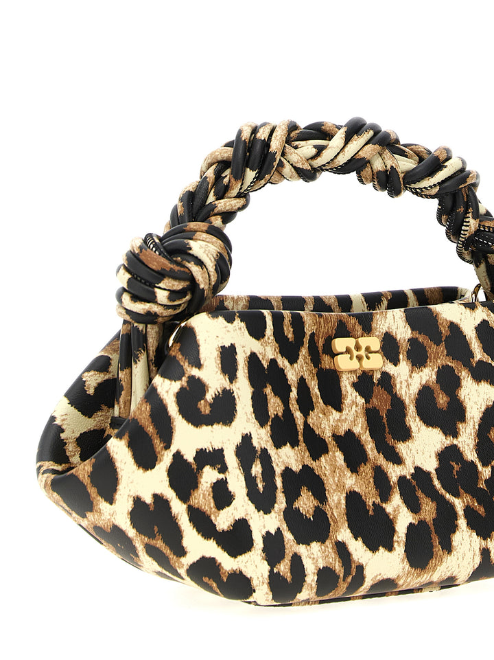 Ganni Bou Bag Mini Leopard Borse a Mano - Multicolor | 270dd9a9627a549c48df52362a7e70ee03c7075f