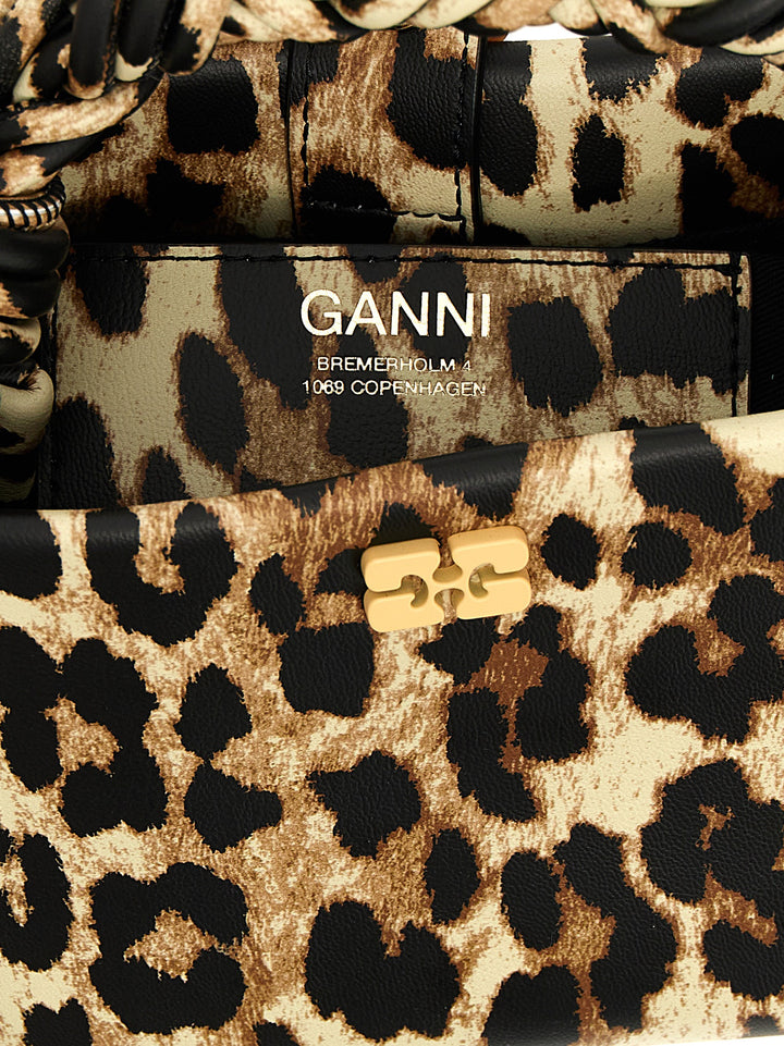 Ganni Bou Bag Mini Leopard Borse a Mano - Multicolor | 81d04c8bd3c6133cc3a86704a7db1a52c5a185fd