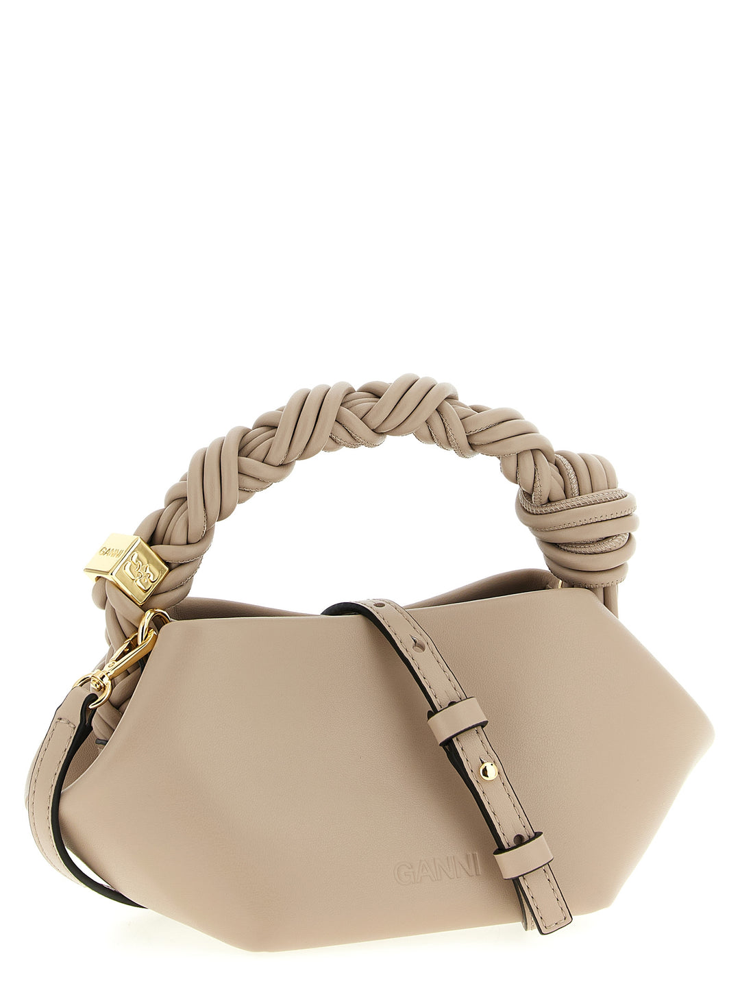 Ganni Bou Bag Mini Borse a Mano - Grigio | 8178a0f13c3d3ebac7016f5510ad1e6c2b48b06a