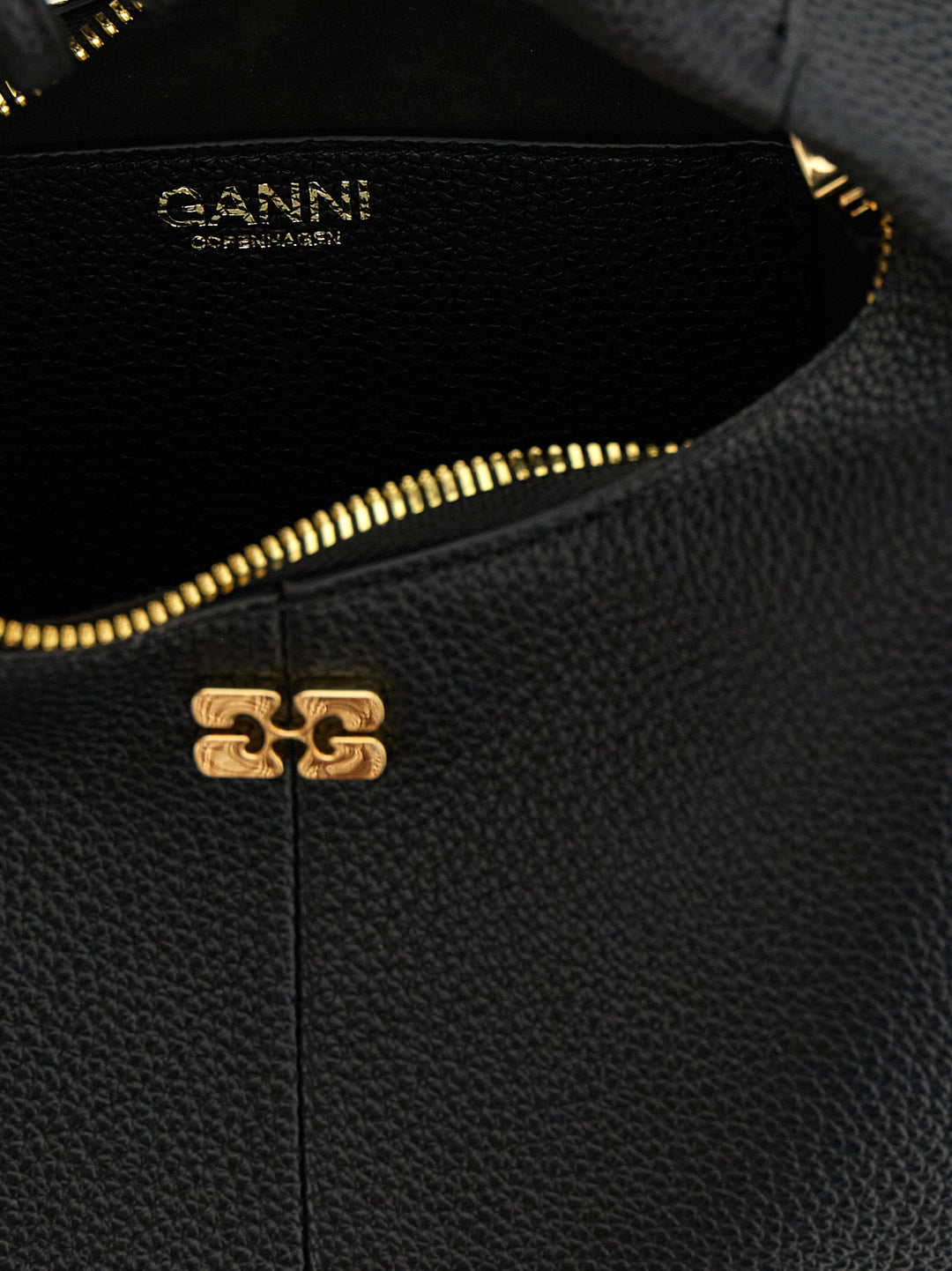 Ganni Mini Hobo Borse a Mano - Nero | 3c0f45224a0a17b551d5a4bae9909755c569d063