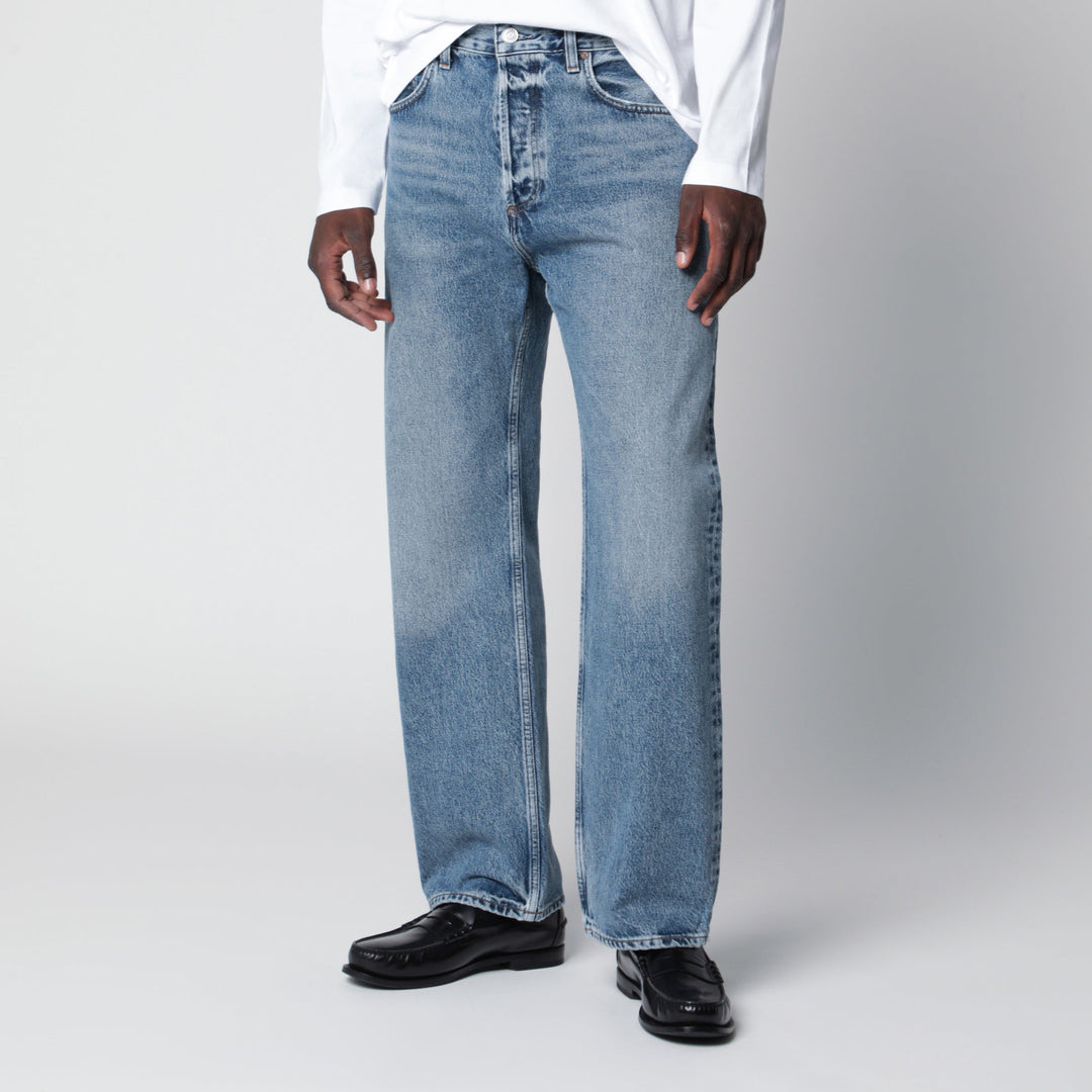 Agolde Pantaloni - Celeste | 27e26b68e710b8fd3d1660fc91bd27a47a26c07d