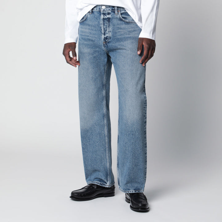 Agolde Pantaloni - Celeste | 27e26b68e710b8fd3d1660fc91bd27a47a26c07d