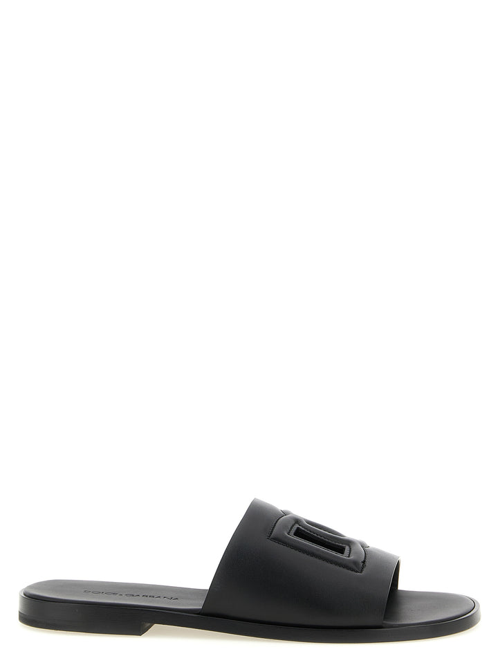 Dolce & Gabbana Dg Light Sandali - Nero | f91bb1ddd19e77df829279f35dcff8b86ea12668