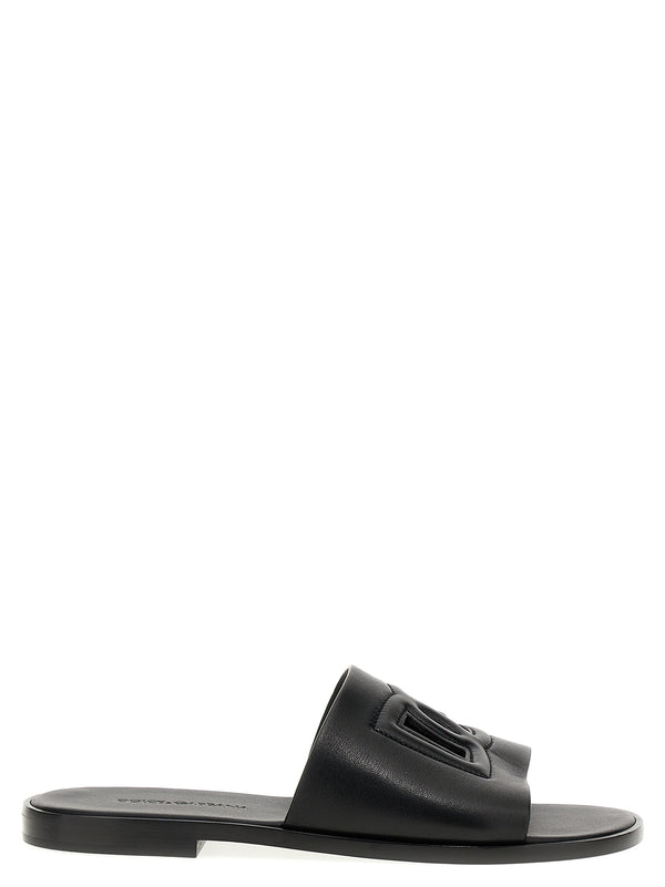 Chanclas con logotipo - Negras