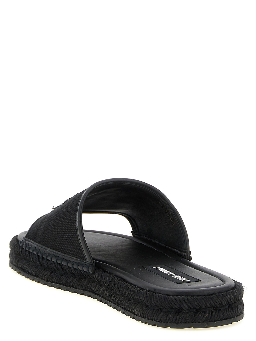 Dolce & Gabbana Cross-Stitch Espadrilles Sandali - Nero | 5dcffccfbe2b5f9b6dcc504f709052afb7731790