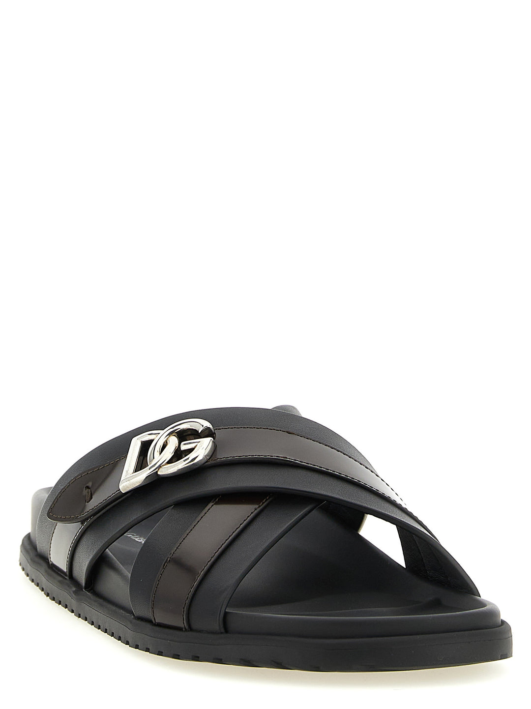 Dolce & Gabbana Dg Casual Sandali - Nero | 1acfaa234d73624b8fb870b78eca48536a1c3d07
