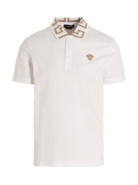 Greca Polo Bianco