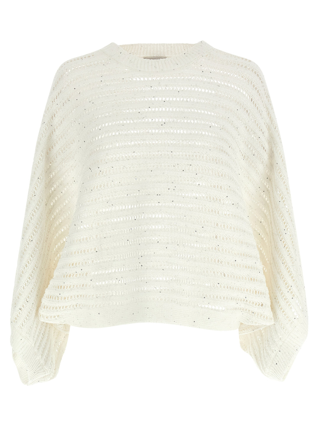 Peserico Tricot Florette Sweater Maglioni - Bianco | b7910da8b066b5e60759950ae9dc719b9584d1bf