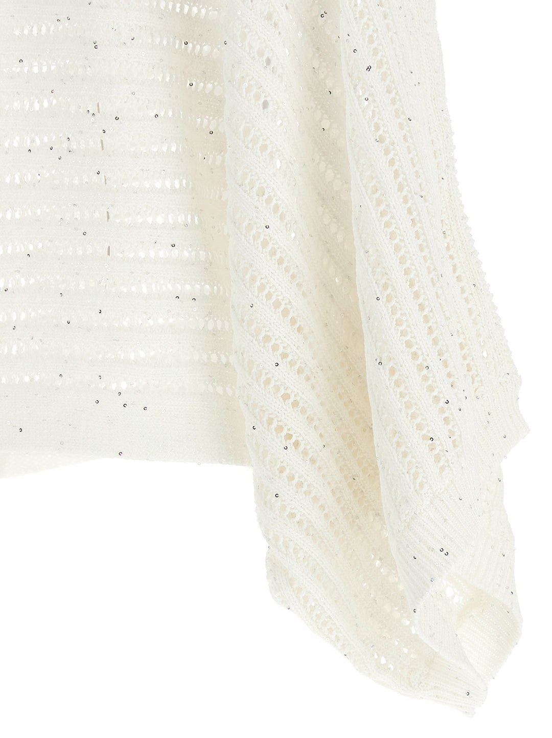 Peserico Tricot Florette Sweater Maglioni - Bianco | 16e752440297c5e006d95f4cbaf641818507c883