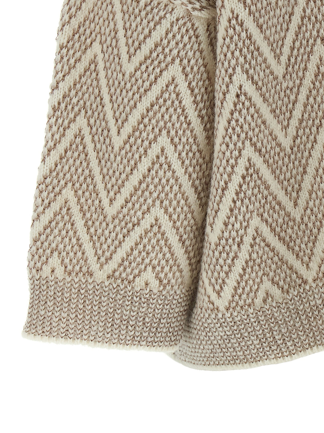 Peserico Zigzag Crop Sweater Maglioni - Multicolor | 573b57ffbc72ae249b1bb4c1cff8a70c4cb0993f