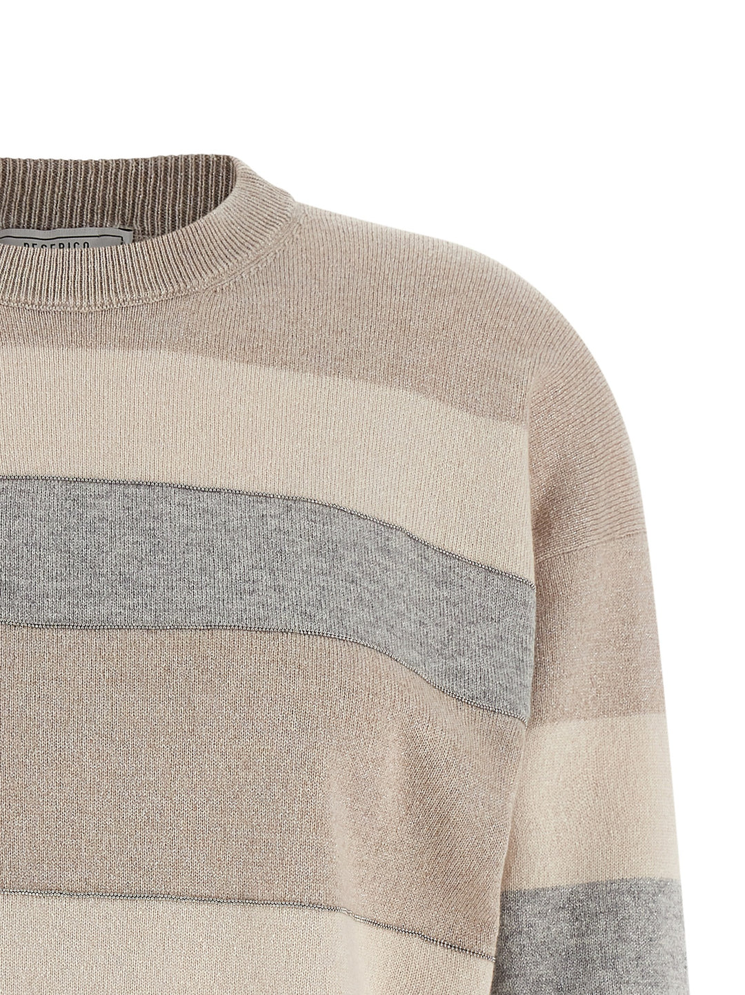 Peserico Wool Sweater Maglioni - Beige | 35ccee4c1e0acf667ba090bb34a0e6c6f181457c