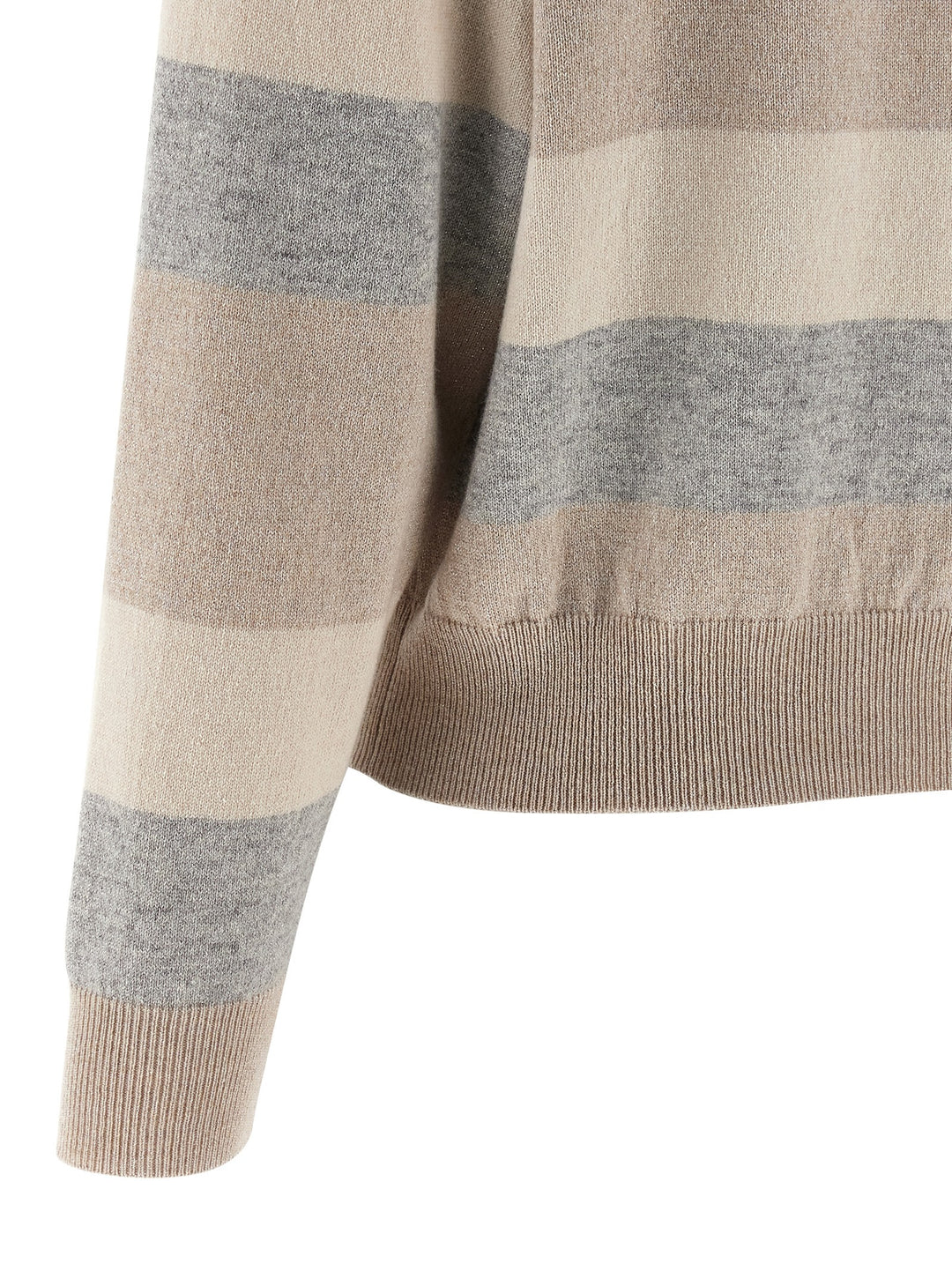 Peserico Wool Sweater Maglioni - Beige | 990277bdb218c63c3a451f43495e007d3bcce149