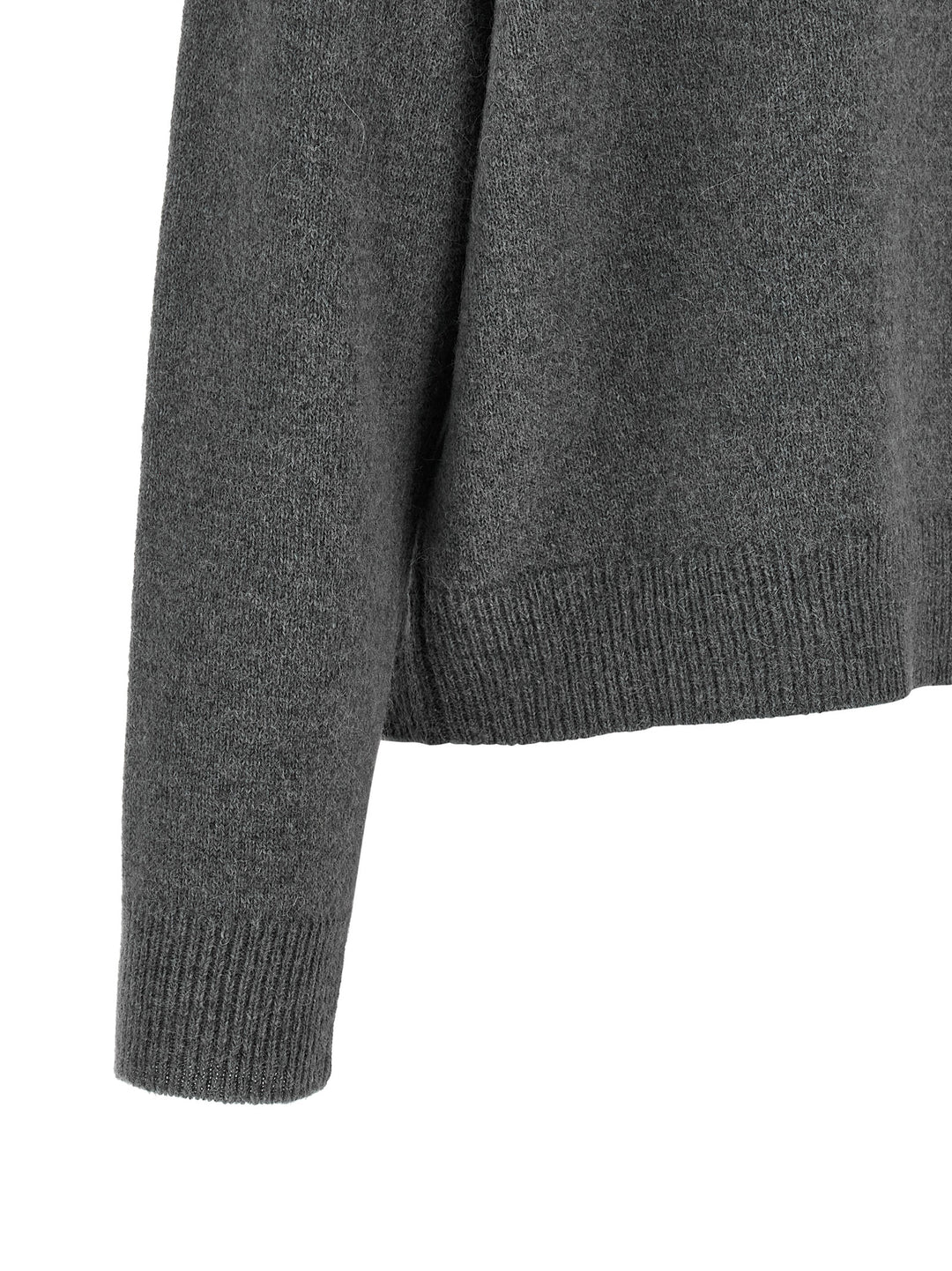 Peserico Sequin Sweater Maglioni - Grigio | 6df8855ed8e39bdc03fdda4f6b77c7a4877fed9f