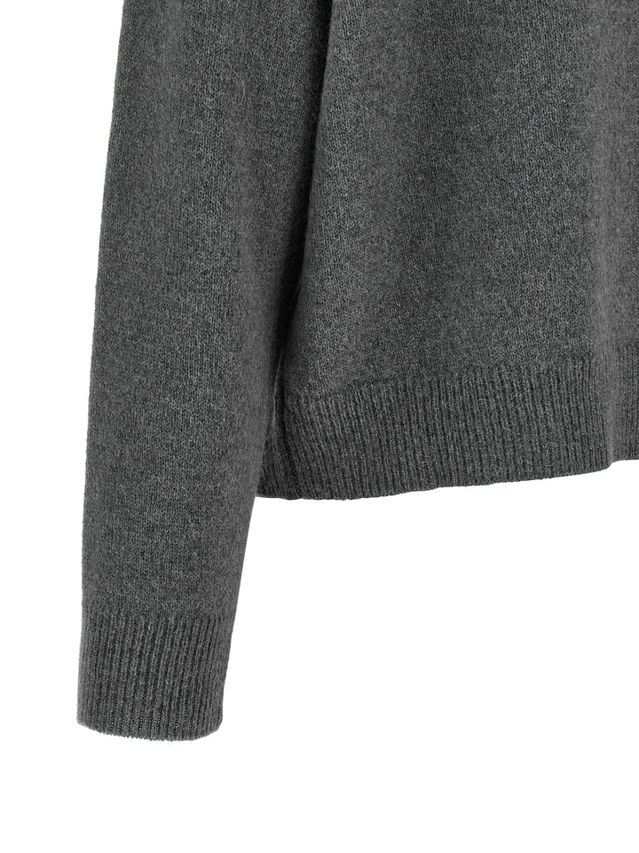 Peserico Sequin Sweater Maglioni - Grigio | 6df8855ed8e39bdc03fdda4f6b77c7a4877fed9f