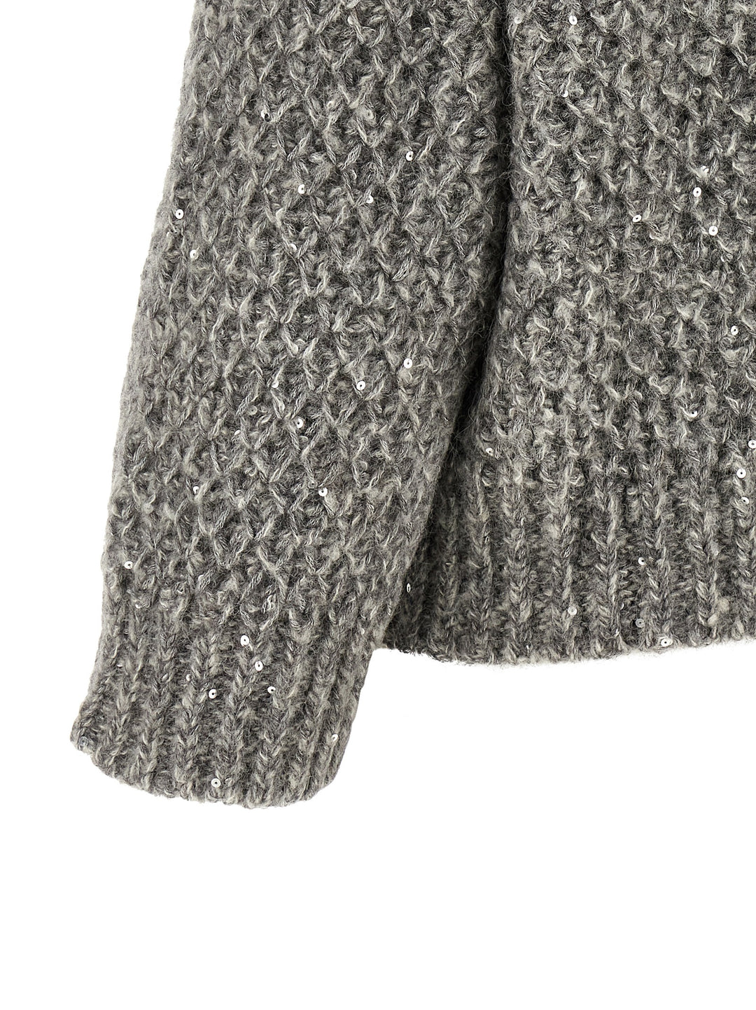 Peserico Zipped Hooded Cardigan Maglioni - Grigio | 66ed308966c047303007b9dd27365e72d4995343