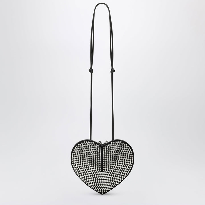 Alaïa Schwarze Le Coeur Tasche mit Nieten Suede